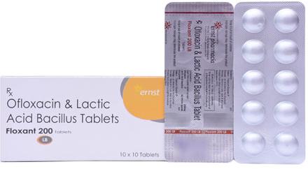 Ofloxacin And Lactid Acid Bacilus Tablets