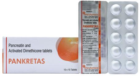 Pancreatin And  Activated Dimethicone Tablets