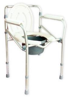 Aluminium Folding Commode