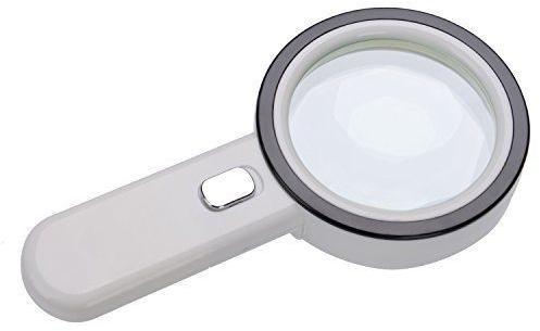 Glass Magnifying Lens, for Commercial Usage, Color : White
