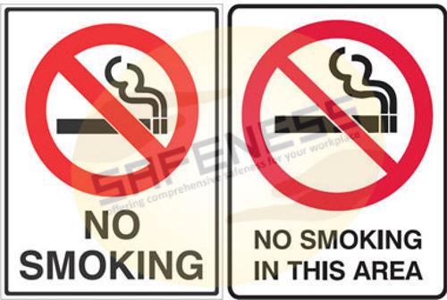 No Smoking Signs, Shape : Rectangle, Square