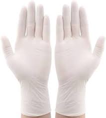 Latex examination gloves