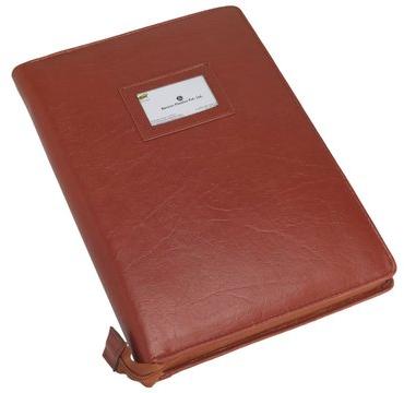 TRIO Leather Urban Folio, for Office, School Home, Color : Brown