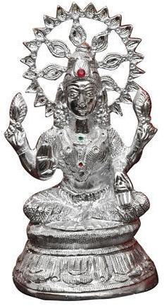 White Metal Lakshmi Statue, Color : Silver  