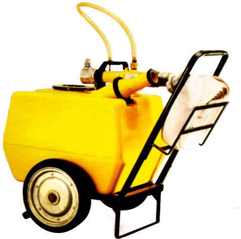 Color Coated Mild Steel FRP Mobile Foam Trolley, for Fire Fighting, Feature : High Strength