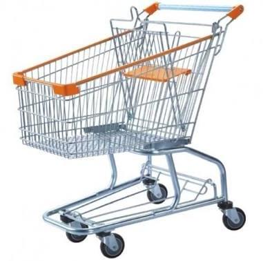 Polished Stainless Steel Shopping Trolley, Capacity : 65 Ltr