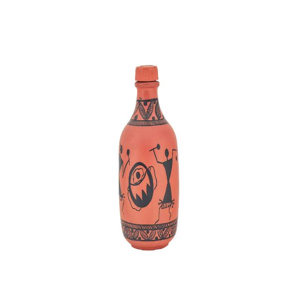 Clay Warli Timpali Water Bottle