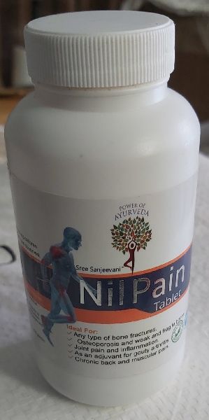Sree Sanjeevani Nil Pain Tablets, Packaging Type : Plastic Bottle