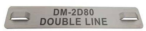 Stainless Steel Electrical Cable Tag, Size : 2 x 6 inch (W x L)