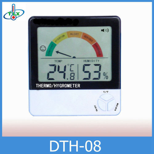 Digital Thermo Hygrometer, Color : White