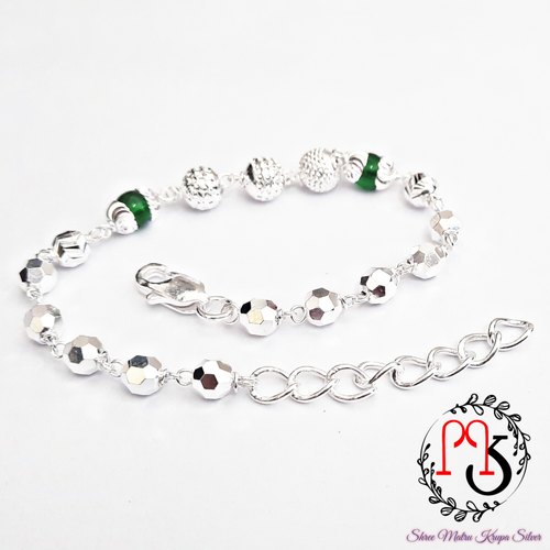 Smks925 Silver Bracelet, Color : White