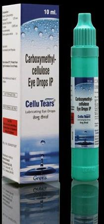 Plastic Carmellose Sodium Eye Drops, Bottle Size : 10 ml