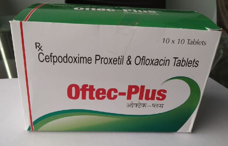 Cefpodoxime Proxetil and Ofloxacin Tablets, Packaging Size : 10X10 Pack
