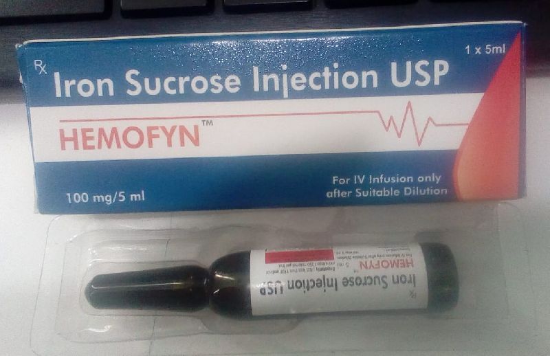 Hemofyn Iron Sucrose Injection, for Clinical, Grade Standard : Medicine Grade