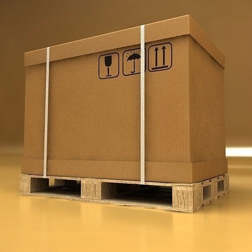 Brown Corrugated Box