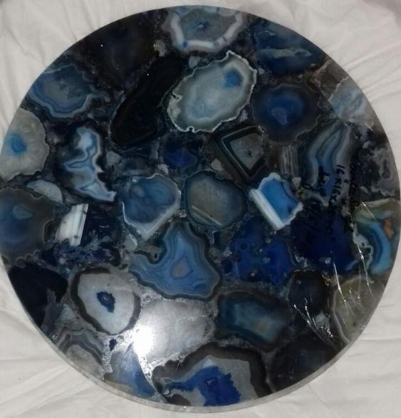 Blue Agate Stone Table Top, Certification : CE Certified
