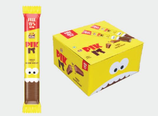 Pikit Choco Coated Wafer Biscuit Box, for Snacks Use