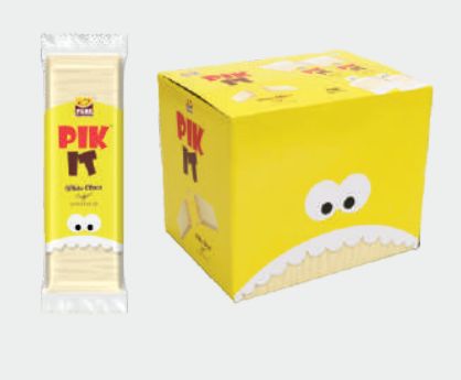 Pikit White Choco Coated Wafer Biscuit Box
