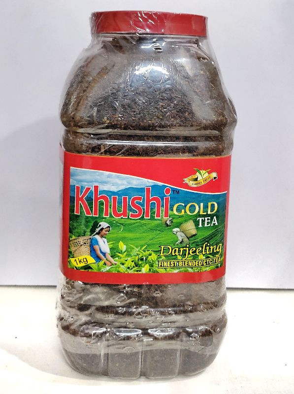 Khushi Gold Blended CTC Tea, Packaging Type : Plastic Jar