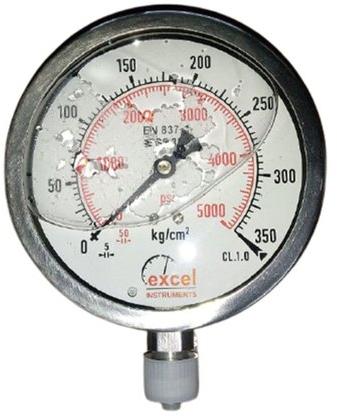 Steel Excel Pressure Gauge, Display Type : Dial