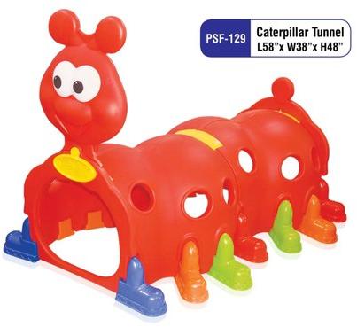 Kidsplay PLASTIC Caterpillar Tunnel, Color : MULTIPLE