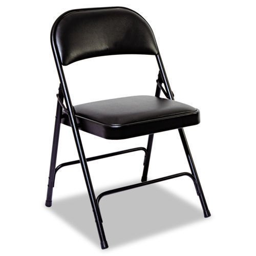 Metal Folding Chair, Color : Black