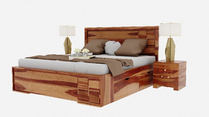 Queen Size Bed with Storage