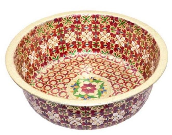 Printed Decorative Meenakari Bowl, Size : 7Inch, 8Inch, 9Inch