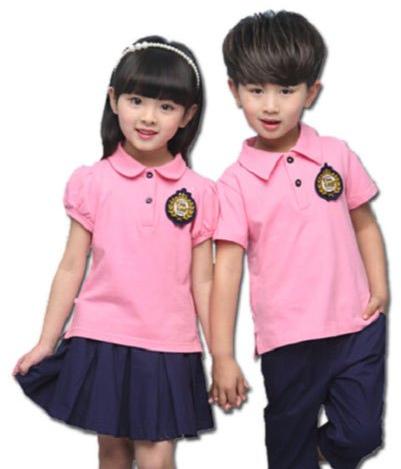 Cotton School Uniform, Sleeves Type : Half Sleeve