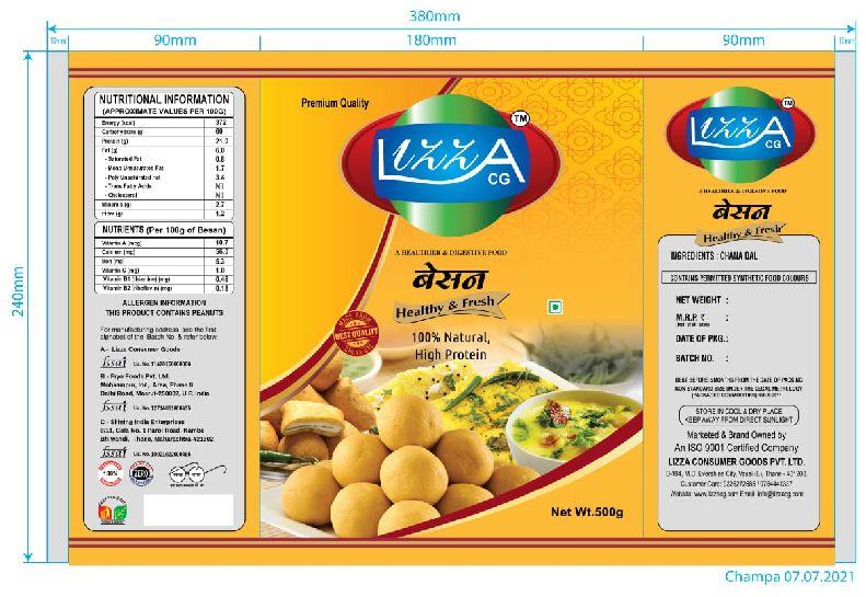 Lizza Chana Besan, for Cooking, Packaging Type : Plastic Packets