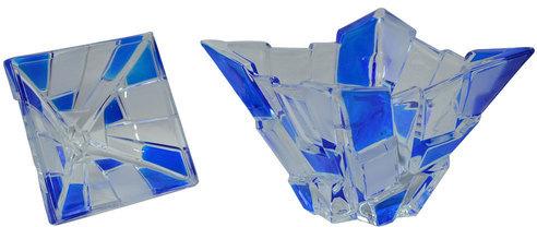 Tavao Glass Lid Bowl, Color : Transparent, Blue