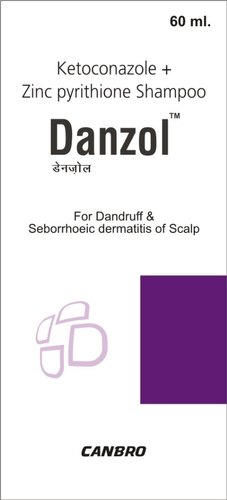 Danzol Medicated Ketoconazole Shampoo, Packaging Size : 60ML