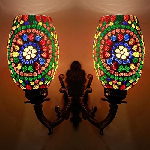 Antique Mosaic Wall Lamp