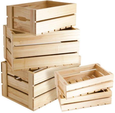 Polished Wooden Fruit Box, Capacity : 10-30kg, 30-50kg