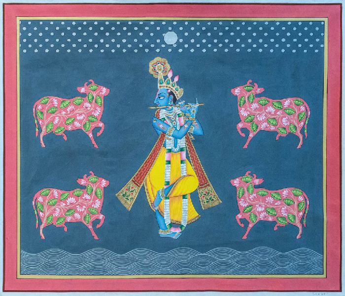 Krishna Gopasthami | Pichwai Painting