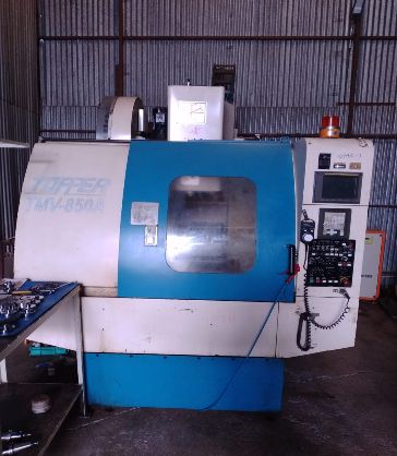 Topper Taiwan TMV Vertical Machining Center, for High Efficiency, Reliable, Robust Construction, Rated Power : 5-7 KW