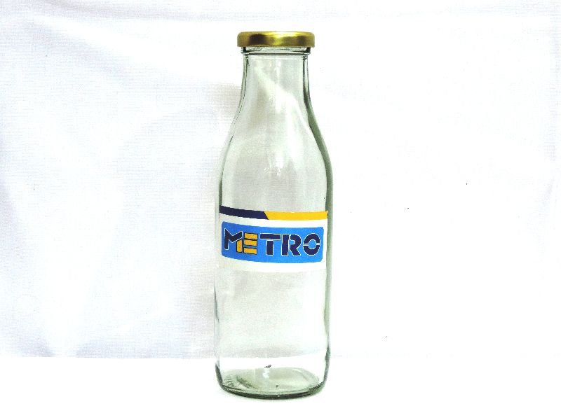 500ml Milk Glass Bottle, Shape : Round