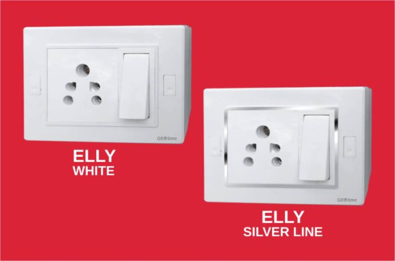 Plastic Elly Modular Gang Box, for Electric Fitting, Feature : Light Weight, Recyclable