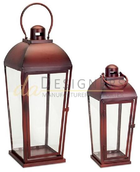 Iron Antique Copper Lantern, Technics : Hand Made