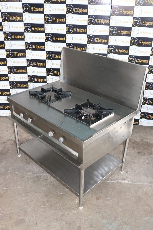 Two Burner Cooking Range with Backsplash