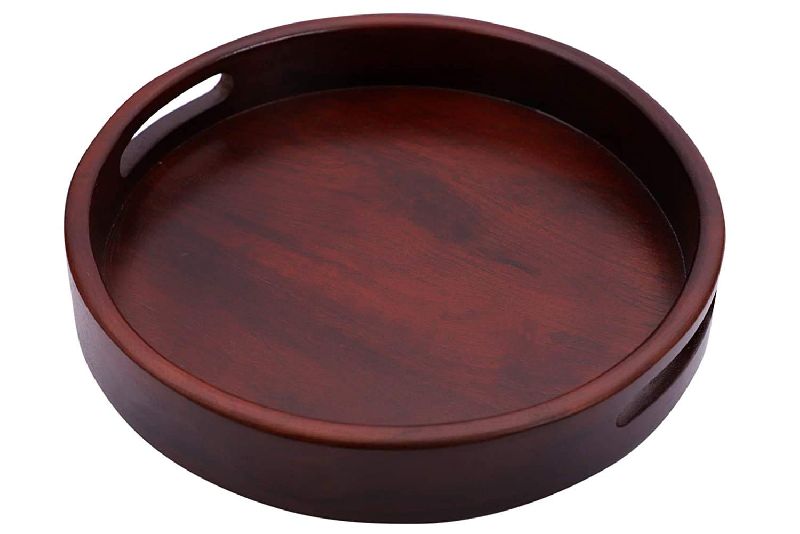 Wooden Full Round Tray