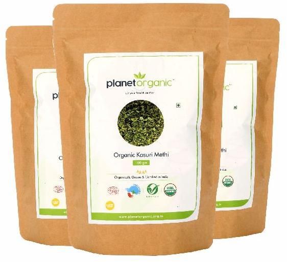 Planet Organic India : Organic Kasuri Methi