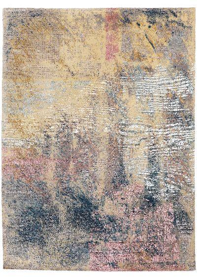 500597 Wool & Bamboo Silk Rug, Size : Standard