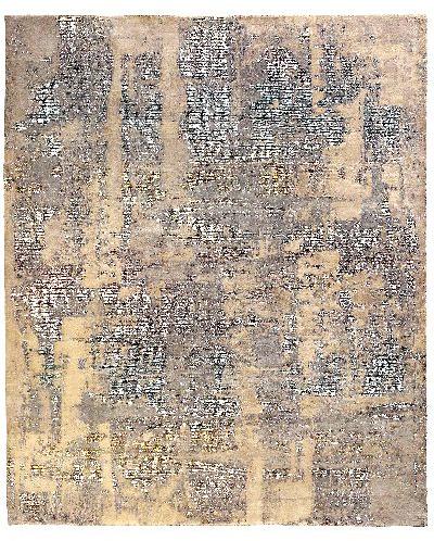 500599 Wool & Bamboo Silk Rug, Size : Standard