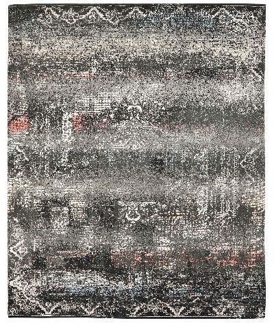 500600 Wool & Bamboo Silk Rug, Size : Standard