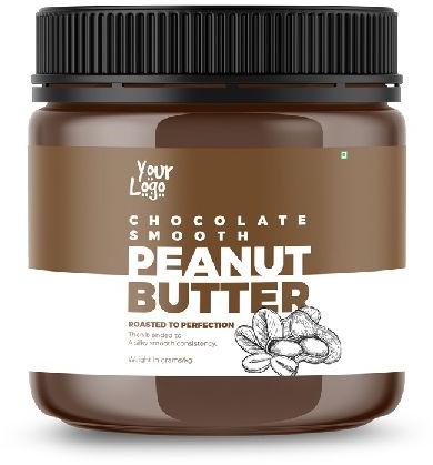 Cocoa Chocolate smooth peanut butter, for Breadspread, Color : Brown, Creamy