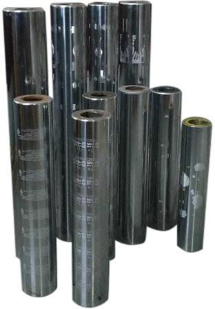 Cylindrical 550 mm Rotogravure Printing Cylinders.