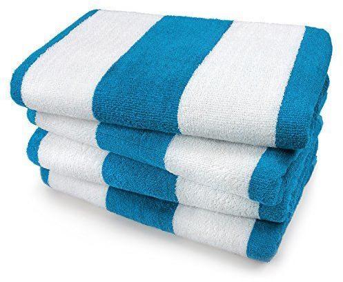 Rectangle Cotton Striped Bath Towels, for Home, Hotel, Size : Standard