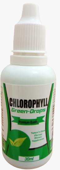 Chlorophyll Drops, Form : Liquid