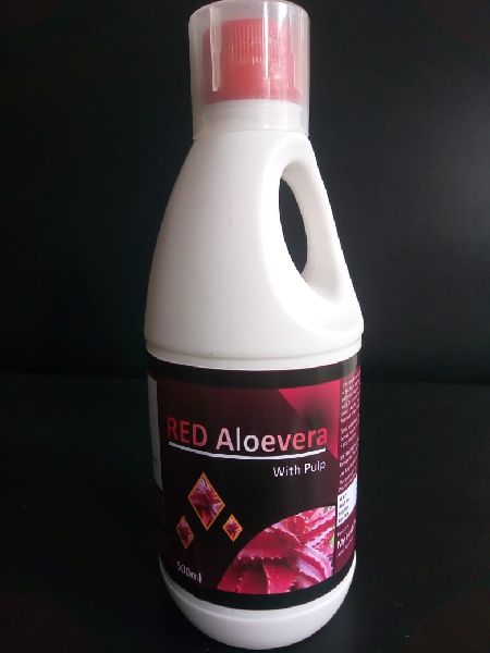 Red Aloevera Juice, for Drinking, Certification : FASSI